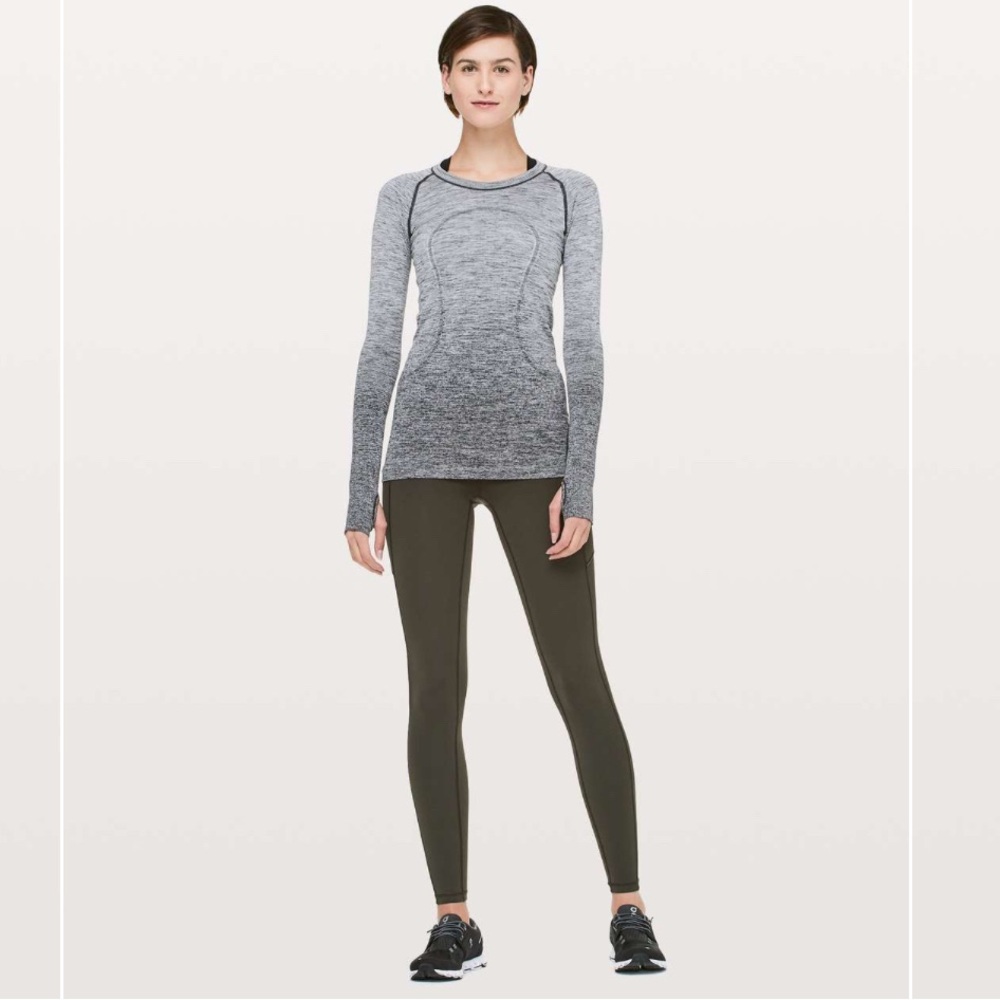 Lululemon 4 Speed Up Tight Women’s High Rise‎ Workout Yoga Lounge Olive Leggings